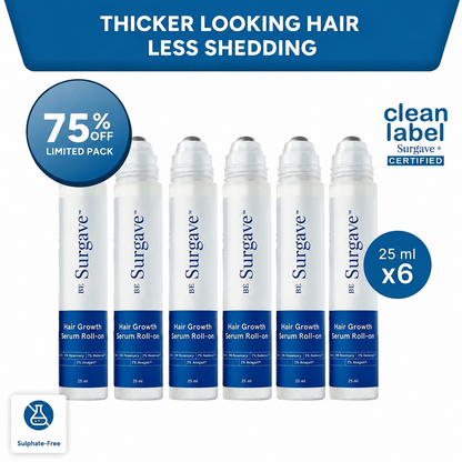 Advanced Hair Density Roll-On Serum - Hair Density Miracle, Anti Hair Fall Scalp Care for Men & Women