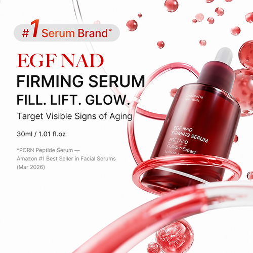 EGF Firming Serum for Face & Neck | Anti-Aging Serum with EGF Peptide, NAD+ & Collagen