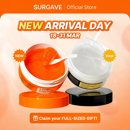 [SURGAVE Official]✨ Viral Peptide X PDRN X Snail Eye Care | Say goodbye to fine lines, puffiness, and dark circles and hello to a vibrant and refreshed look!