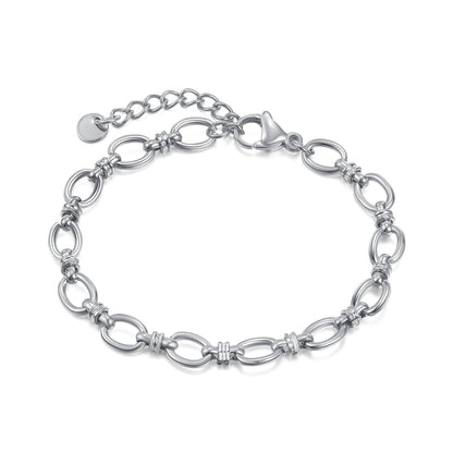 Simple and versatile titanium steel bracelet