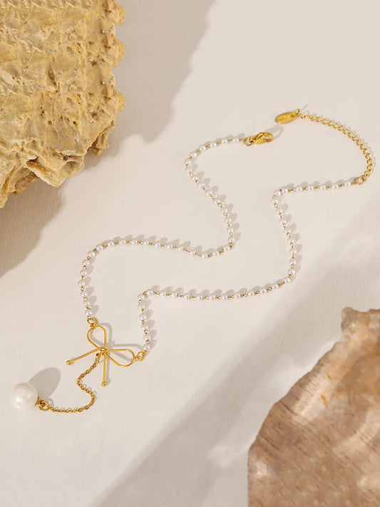 Light luxury simple stainless steel clavicle chain
