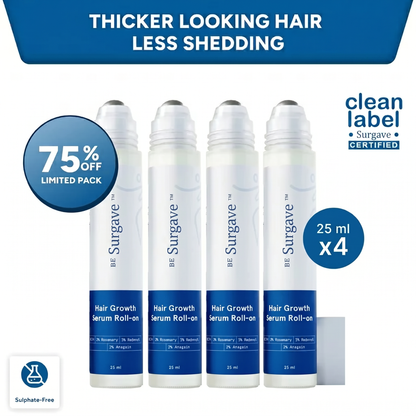 Advanced Hair Density Roll-On Serum - Hair Density Miracle, Anti Hair Fall Scalp Care for Men & Women