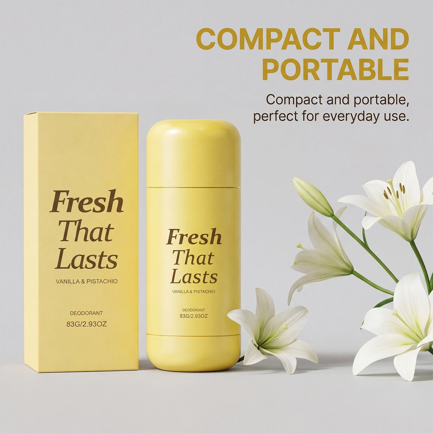 ✨ Vanilla Pistachio Brightening Deodorant — Smooth skin Underarms in Just Weeks 💛 ✨